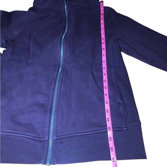 Lululemon Scuba full Zip Hoodie Light Cotton Fleece size 8 - Picture 10 of 10